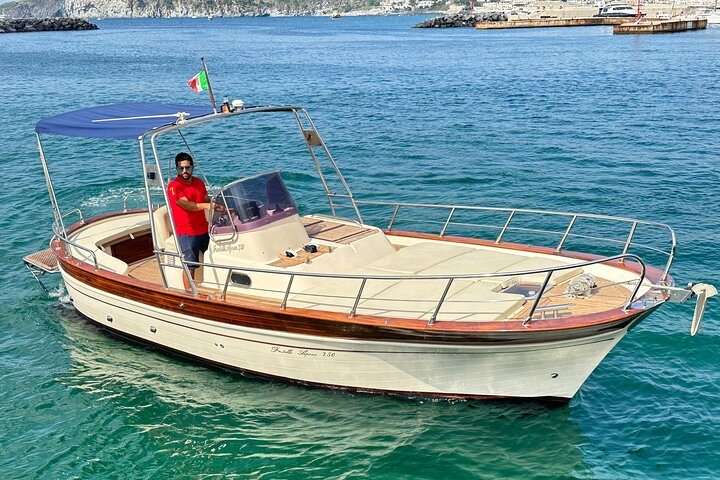 Private Tour of Ischia on Gozzo Fratelli Aprea 750 Open Cruise - Photo 1 of 10