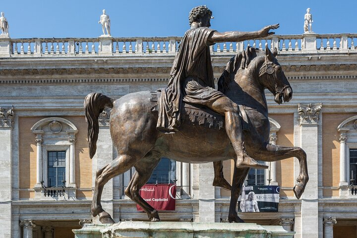 Statue of Marcus Aurelius on Campidoglio square