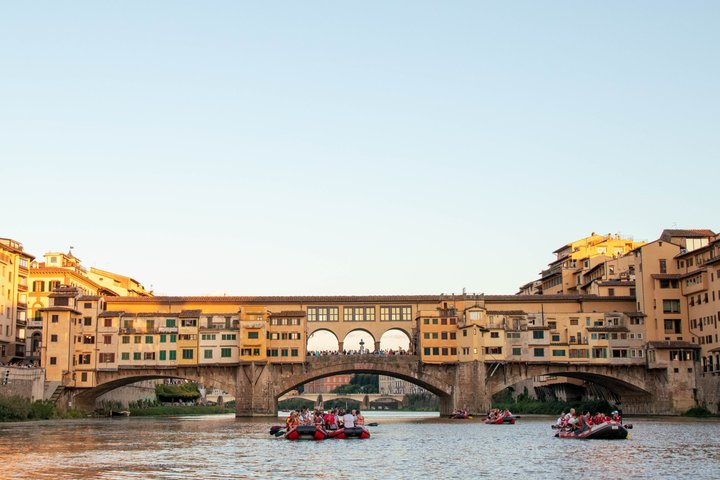 Soft Rafting in Florence under the Pontevecchio Arches - Photo 1 of 16