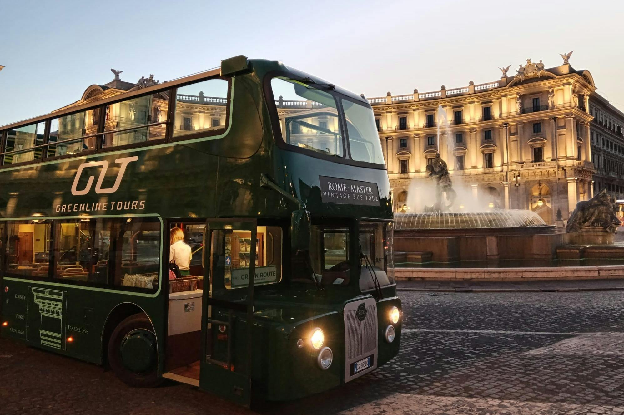 Green Line Tours Rome: Hop On Hop Off Bus By Night - Photo 1 of 3