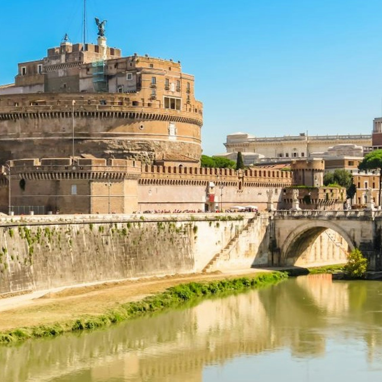 Rome: City Walking Tour + Castel Sant'Angelo Entry Ticket with Audio Guide - Photo 1 of 9