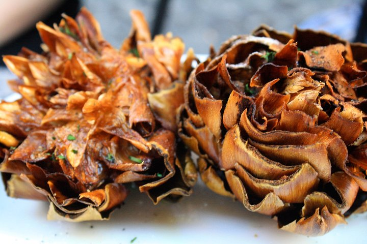 Carciofo alla Giudea Rome Food Experience Max 6 People Group Tour