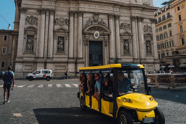 Rome Golf Cart Driving Tour: City Center, Colosseum & Catacombs - Photo 1 of 25