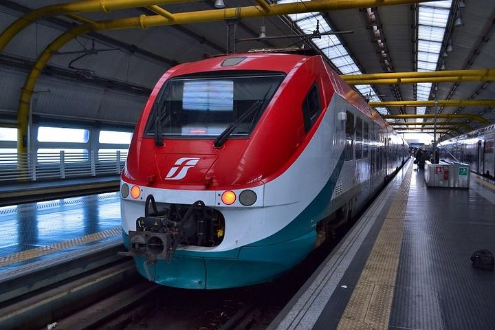 Experience seamless travel between Fiumicino Airport and Rome Termini Station reaching your destination in just 32 minutes with this reliable train service running every 15 minutes throughout the day.