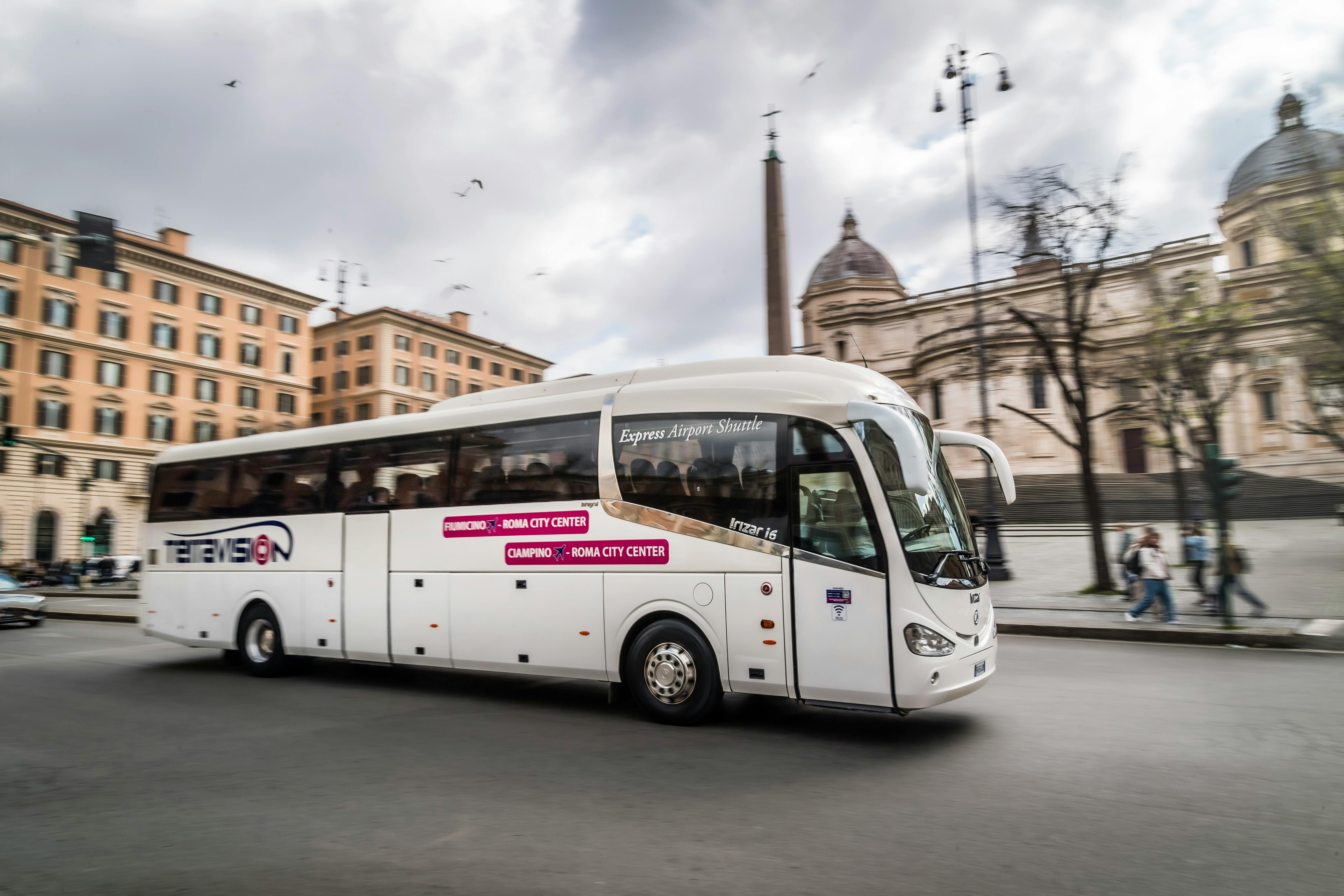 Fiumicino Airport: One-Way Bus Transfer from Rome Termini - Photo 1 of 6
