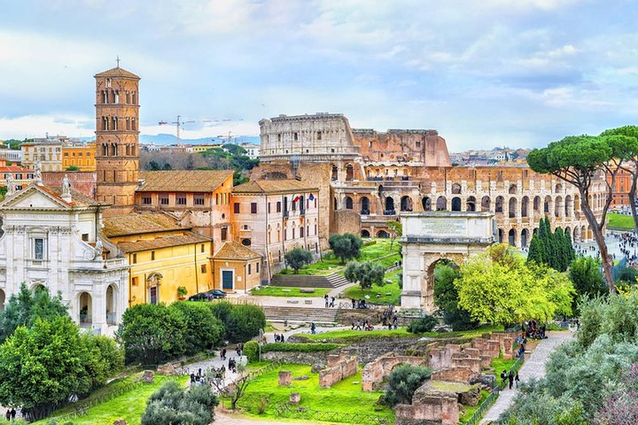 Rome Palatine Hill, Roman Forum, Colosseum Panoramic Views Tour - Photo 1 of 18