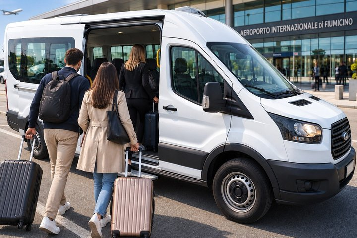Shuttle to and from Rome City Hotels to Fiumicino Airport - Photo 1 of 6