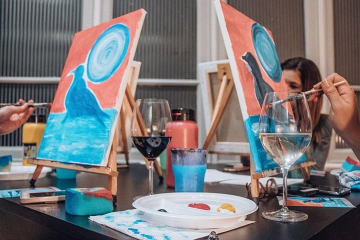 Paint & Sip in a 17th-Century Palazzo with Wine & Pizza - Photo 1 of 10