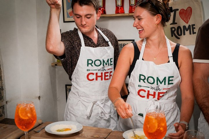 Rome Tipsy Cooking Class: Make Pasta and Mix 3 Spritz Cocktails - Photo 1 of 20