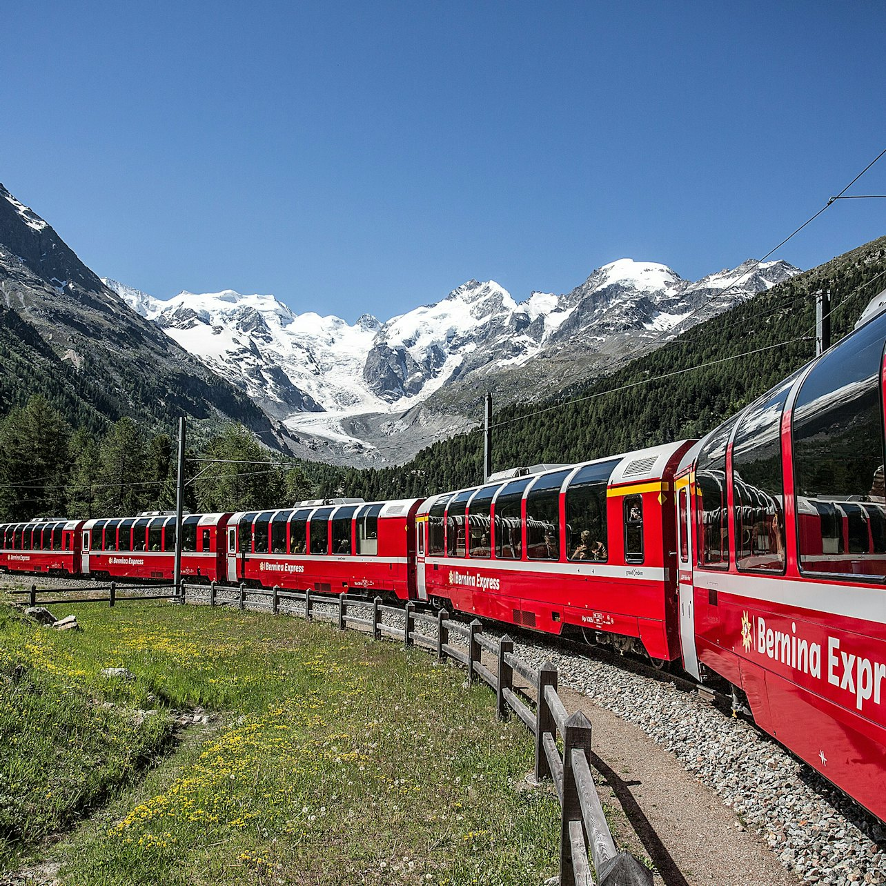 St. Moritz & Tirano: Bernina Express Panoramic Tour from Milan - Photo 1 of 4
