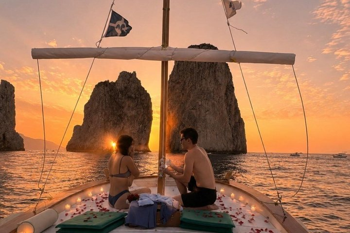 Capri Sunset Cruise, with Prosecco, Faraglioni Views & Swim Stops - Photo 1 of 25