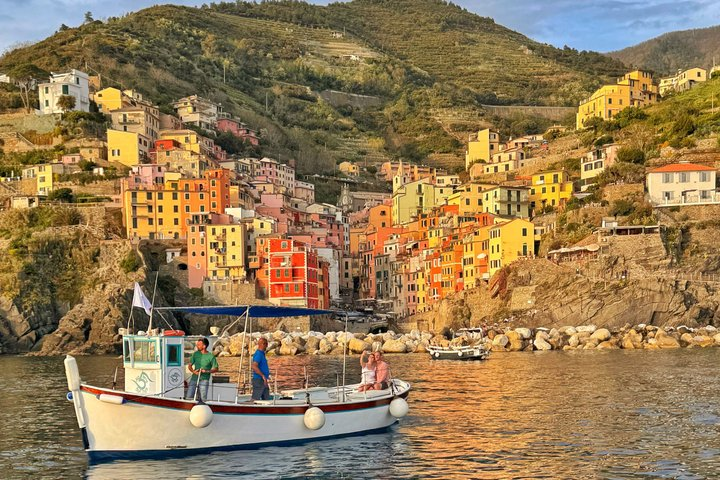 Cinque Terre sunset boat tour with a traditional ligurian gozzo - Photo 1 of 25