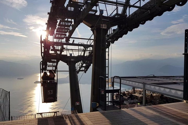Lake Maggiore - cableway to mount Sasso del Ferro