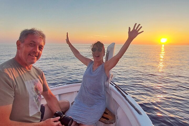 Sunset private boat tour of Cinque Terre with traditional ligurian gozzo - Photo 1 of 11