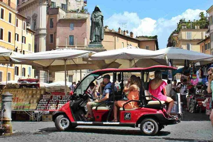 Rome's food tour by golf-cart
