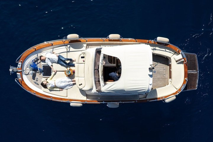 Three Hour Private Guided Tour of Capri with a luxury Gozzo cabin cruiser - Photo 1 of 10