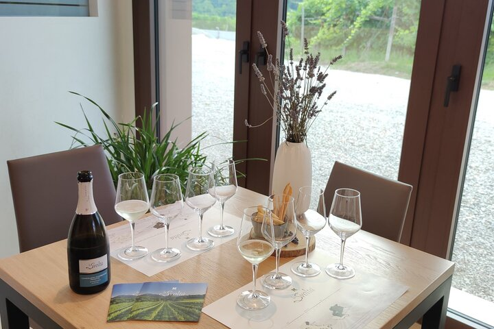 La Svolta tasting in the hills of Prosecco Superiore DOCG