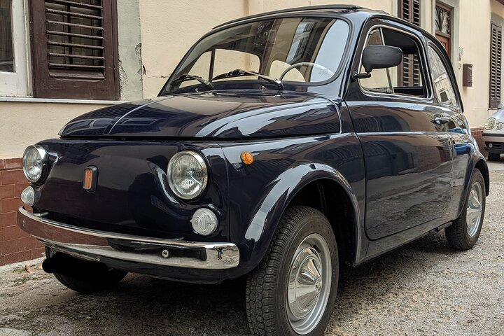Tour in Palermo and Mondello driving an original classic Fiat 500 - Photo 1 of 9