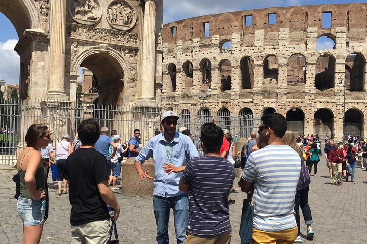 Outside the Colosseum