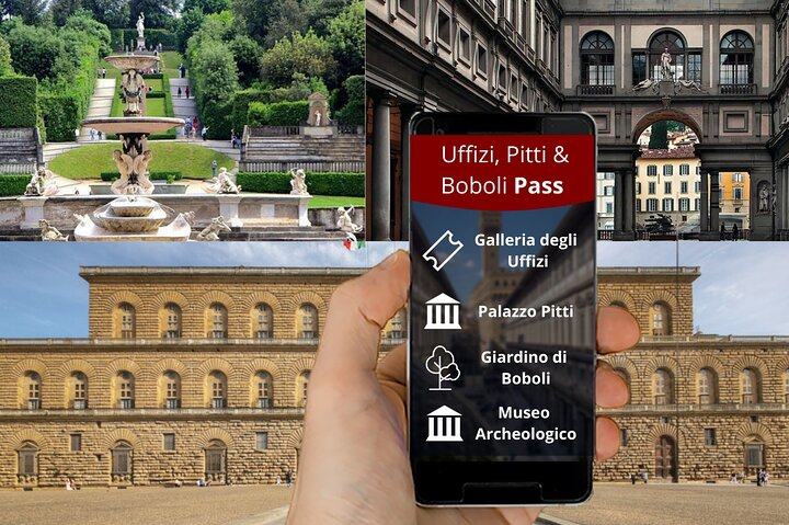 Uffizi Combined Ticket:UFFIZI, PITTI, BOBOLI & digital audioguide - Photo 1 of 25