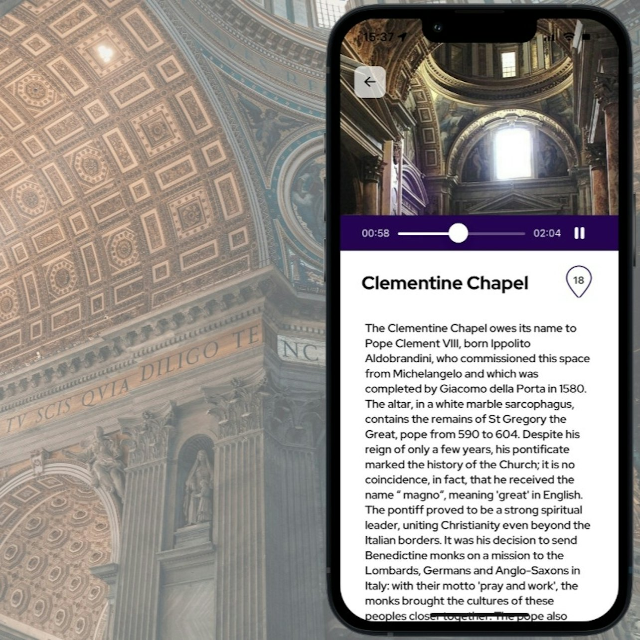 St. Peter's Basilica: Audio Guide App Only - Photo 1 of 3