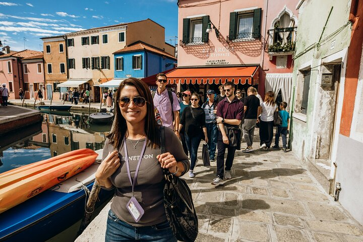 Murano Burano Islands Boat Tour Glass Factory & St Erasmo Winery - Photo 1 of 18