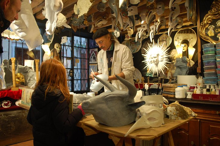 In the mask workshop