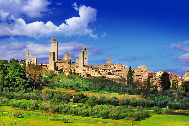 Volterra and San Gimignano with Bocelli's Theatre Private Tour from Lucca - Photo 1 of 6