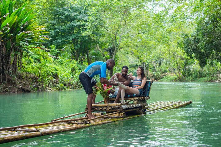 Bamboo Rafting w/ Limestone Foot massage - Private Transport - Photo 1 of 9