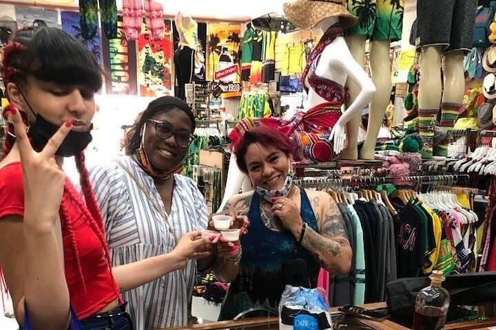 Hip Strip Montego Bay, Guest having fun while shopping.