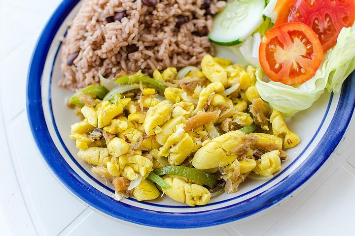 Ackee and Salfish-Traditional Jamaican Dish