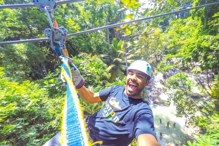 Private Zipline over Dunn's River Falls with Hotel/Cruise Pickup - Photo 1 of 7