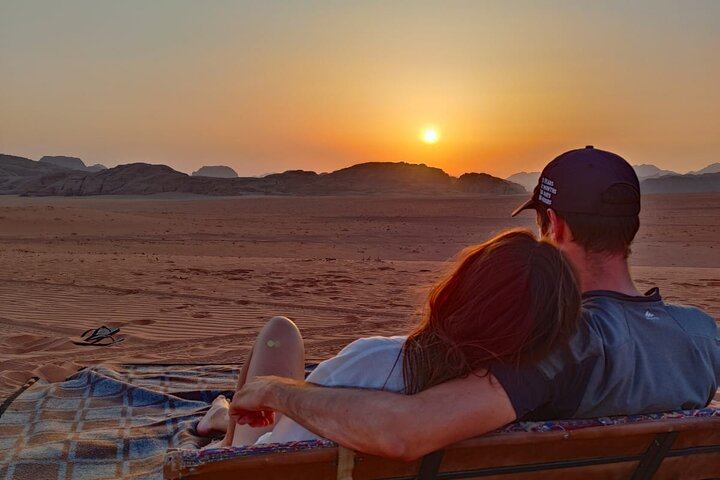 Wadi Rum Trip -Full day Jeep tour+ Overnight stay in Bedouin camp - Photo 1 of 25