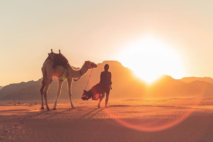 Explore Wadi Rum Desert with Camel Ride Experience with Stay - Photo 1 of 9