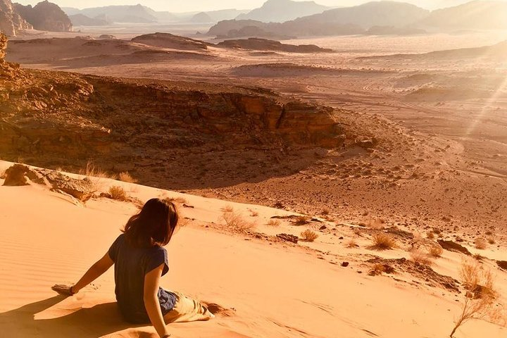My guest exploring Wadi Rum