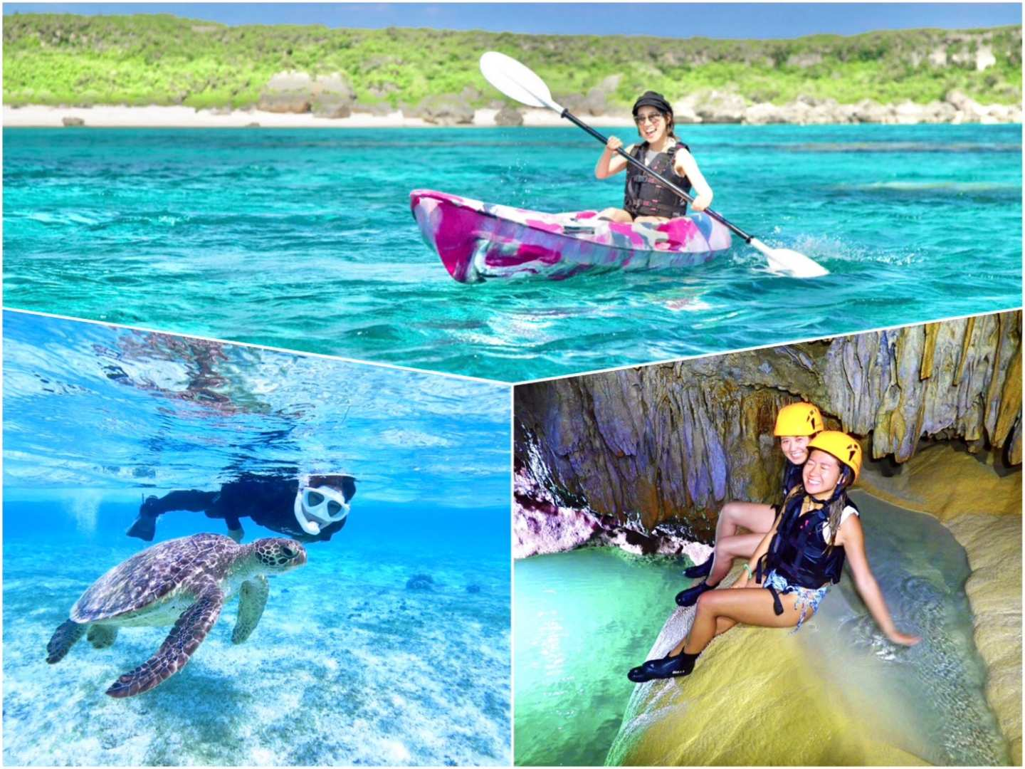 【Exclusive Lunar New Year Offer: 30% Off in Greater China!】1-day Sea Turtle Snorkeling + Pumpkin Cave + Sea Kayak Tour Reservations Free Photo Data (Okinawa Miyakojima) - Photo 1 of 10