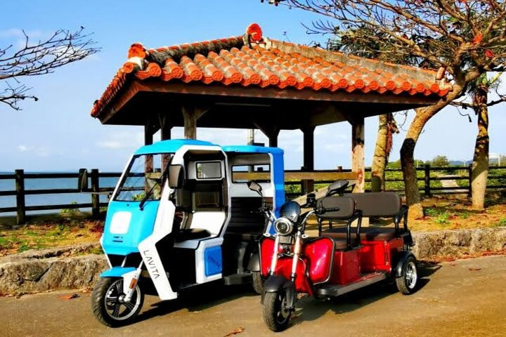 2h 3-seater electric trike rental (Ishigaki, Okinawa) - Photo 1 of 8