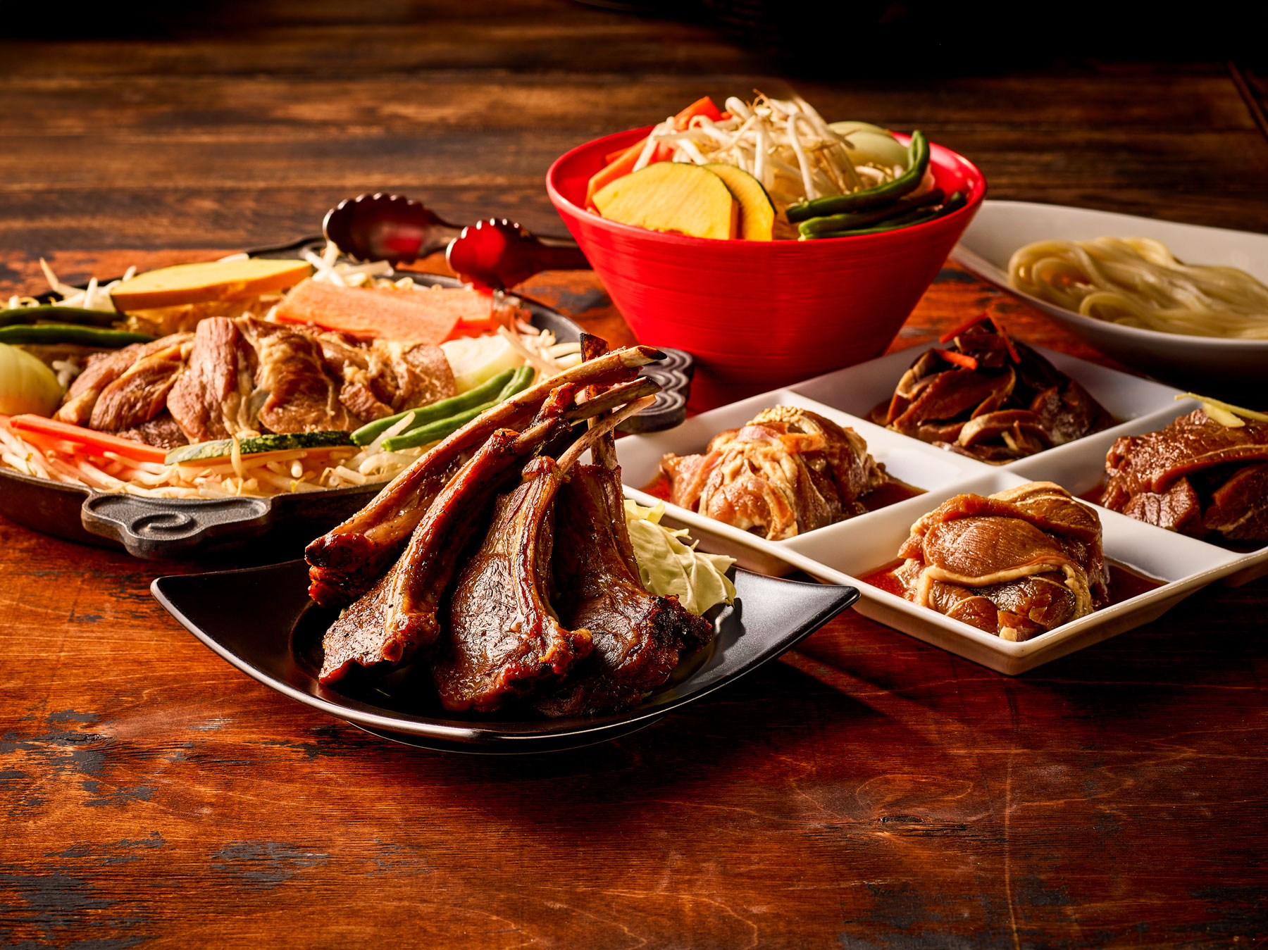 (Akihabara) Jingisukan Comparison Set【Matsuo Jingisukan Akihabara Branch】 - Photo 1 of 6