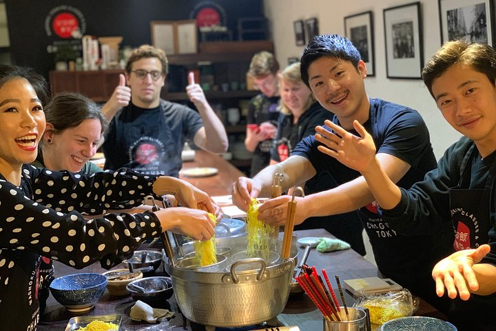 Experience the joy of creating authentic ramen and crispy gyoza alongside fellow cooking enthusiasts in the heart of Asakusa Tokyo where culinary traditions come alive.