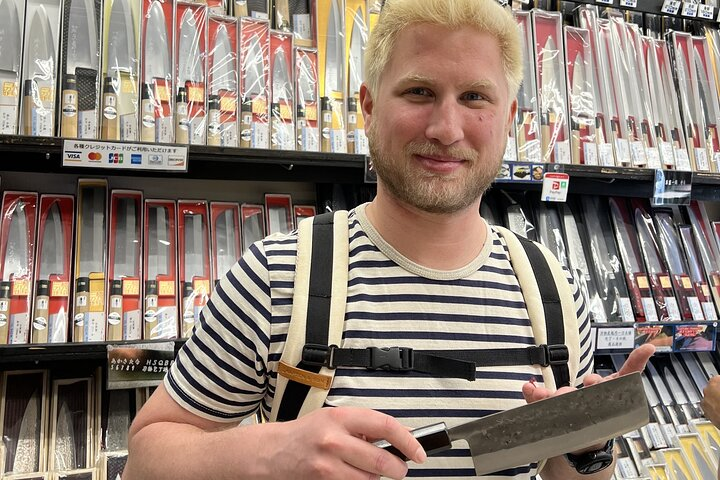 Asakusa: Japanese kitchen knife store visits after history tour - Photo 1 of 20