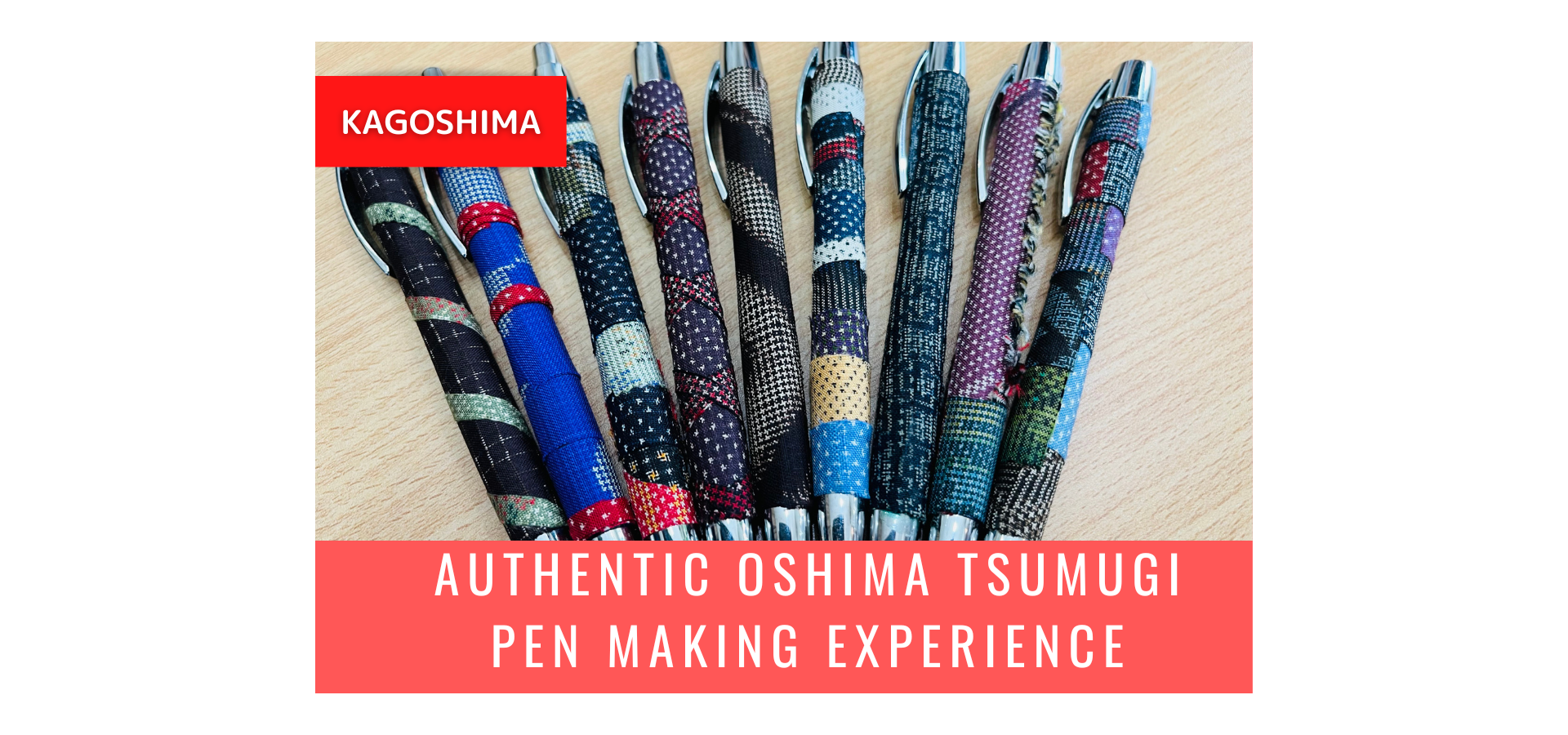 Authentic Oshima Tsumugi Pen Making Experience - Photo 1 of 3