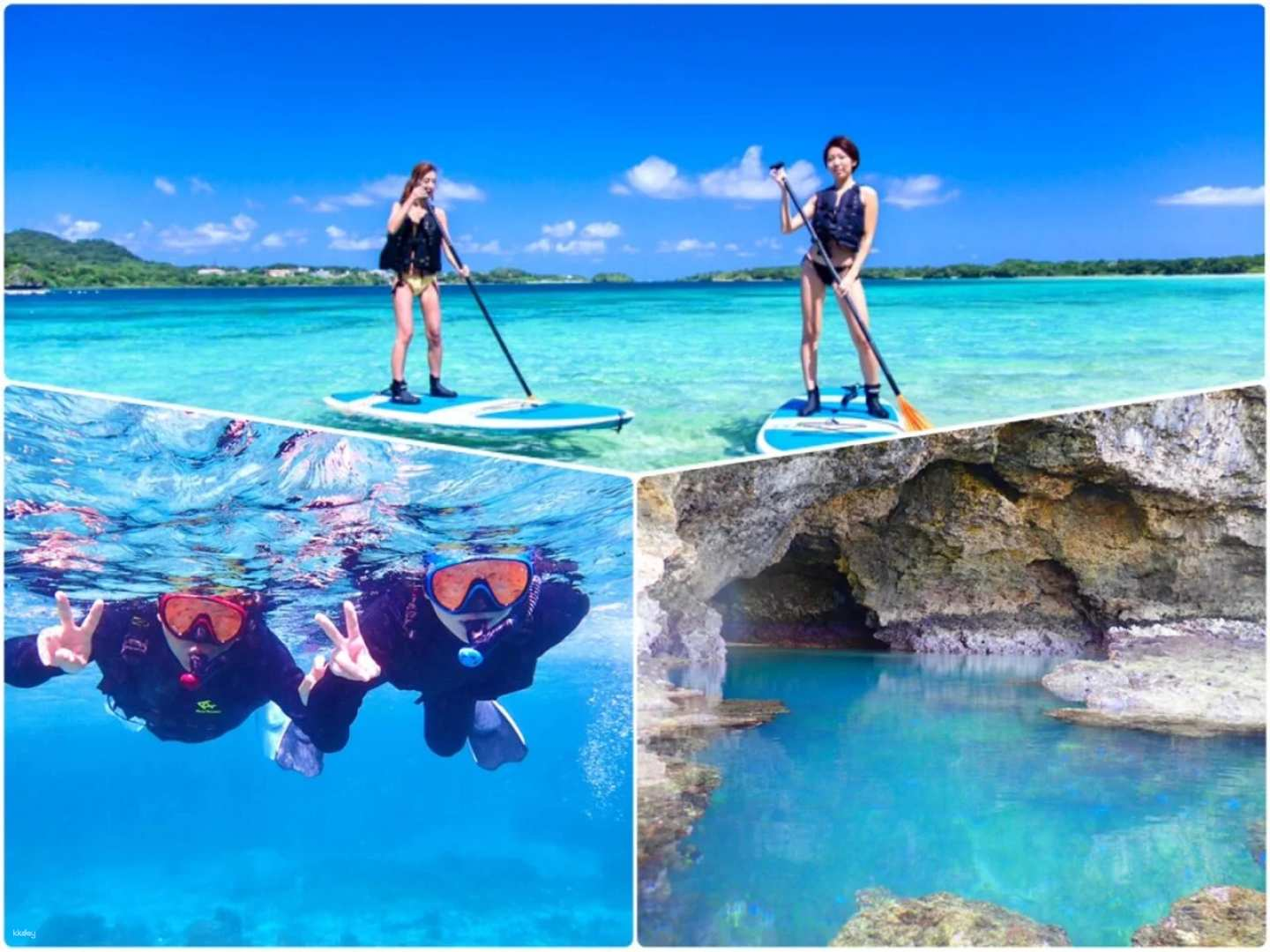 Blue Cave Snorkeling + Kabira Bay SUP/Canoeing Experience Reservation with Southern Hotel Pick-up and Free Photo Data (Okinawa Ishigaki Island) - Photo 1 of 10
