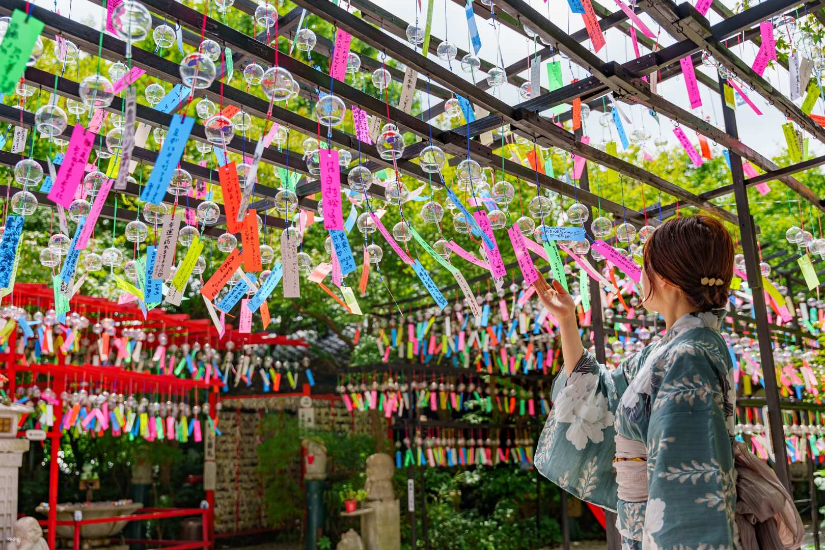 Commonly known as the Medaka Temple, Tanuki Temple, and Kaeru Temple, along with the commonly known Wind Bell Temple, the Miidera Temple - A heartwarming tour of the three animal-themed temples and the Wind Bell Temple in Fukuoka [Departing from Hakata] - Photo 1 of 9