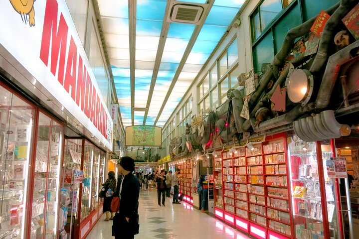 Explore the bustling aisles lined with unique anime merchandise where enthusiasts immerse themselves in the vibrant world of manga and otaku culture in Tokyo's famous shopping districts.