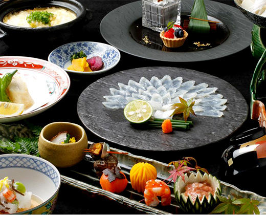 Indulge in an exquisite culinary journey at Shunpanro where seasonal kaiseki delights and fugu creations are artfully presented making each dining moment a celebration of flavor and tradition.