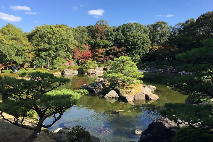 The amazing Ohori Park Japanese Gardens in Fukuoka City is an incredible sight to behold and a very popular attraction on this tour.