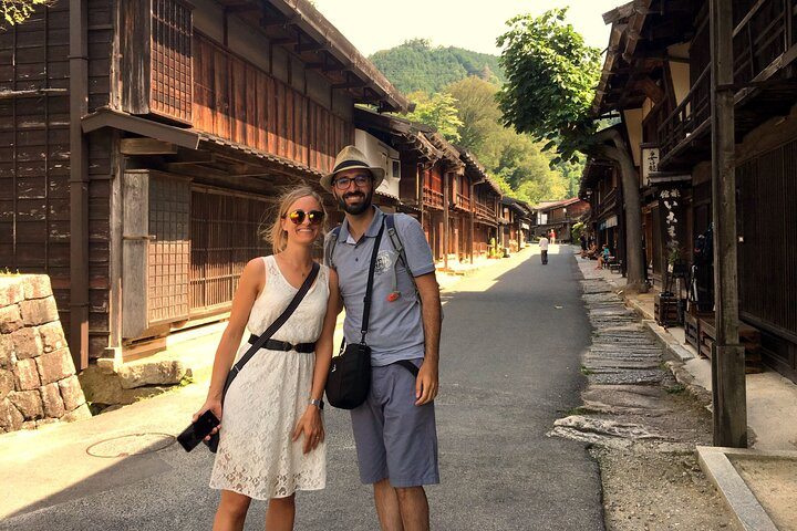 Explore the serene charm of Tsumago and Magome wandering along ancient paths once traveled by samurai where traditional buildings whisper stories of Japan's rich past.