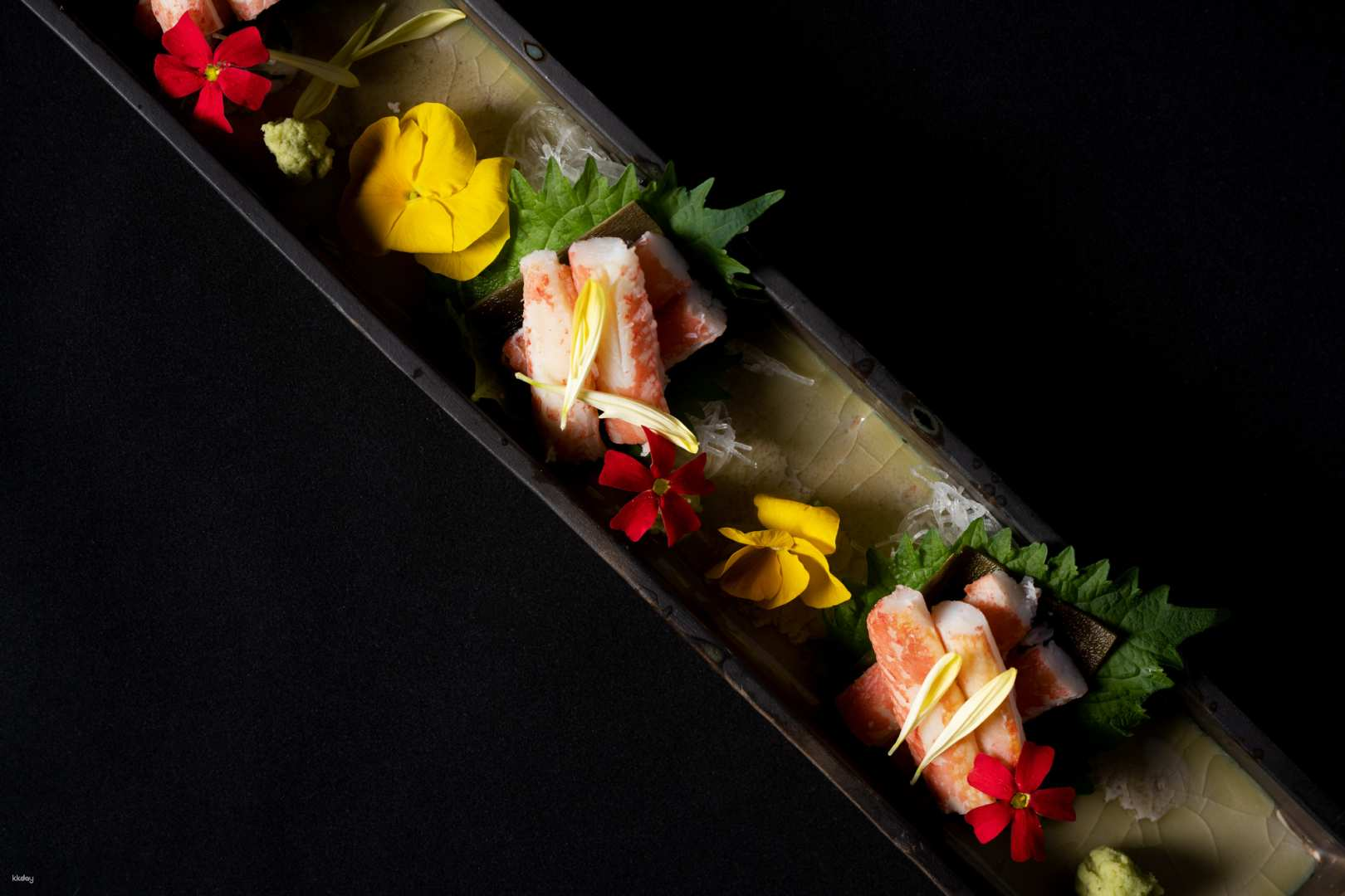 Delight in the exquisite flavors of Hokkaido’s crab cuisine featuring beautifully crafted sushi adorned with fresh ingredients perfect for an unforgettable culinary adventure just moments from the bustling streets.