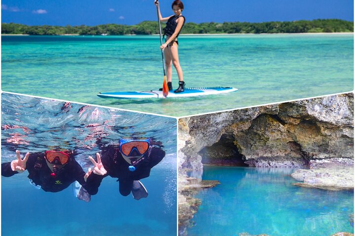 Okinawa Ishigaki Kabira Bay SUP or Canoe and Blue Cave Snorkeling - Photo 1 of 25