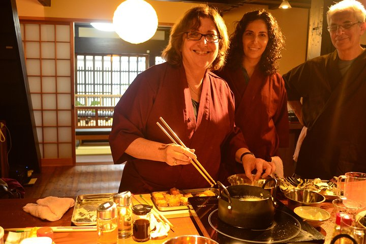 Experience the joy of crafting authentic Izakaya dishes in Kyoto surrounded by a charming setting and great company while savoring the fruits of your culinary adventure.